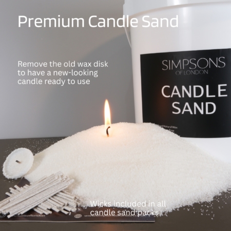 Candle Sand White 9.5kg Bucket - Image 2