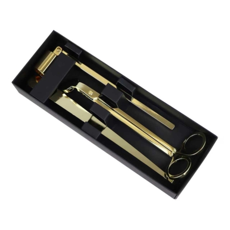 Premium Candle Care Set Gold - Image 2