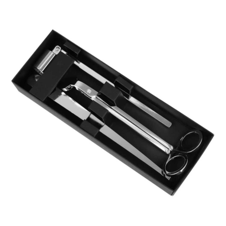 Premium Candle Care Set Silver - Image 3