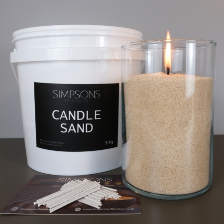 Candle Sand Natural 3kg Bucket