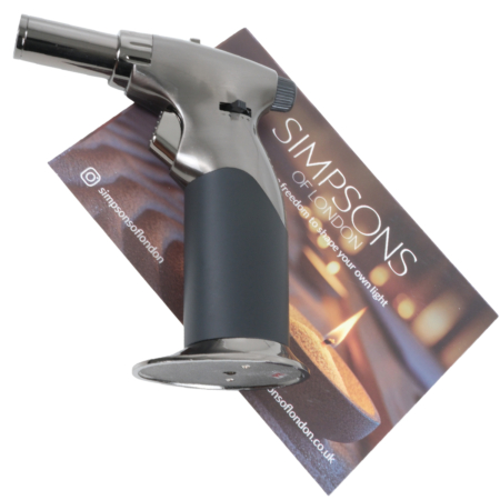 Luxury Dual Flame Gas Blow Torch Gun Metal - Image 5