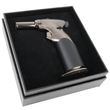 Luxury Dual Flame Gas Blow Torch Gun Metal - Image 6